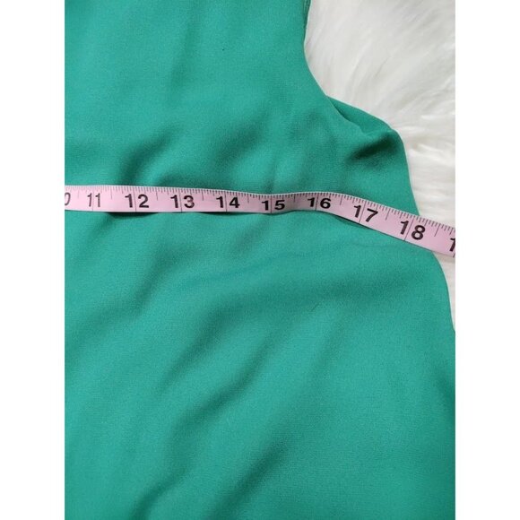 Gibson x Living in Yellow Dahlia Sleeveless Layered Romper Green Women's Size S - Picture 13 of 16